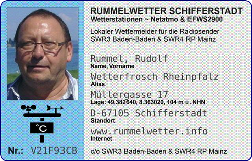 Wettermelder Rudolf Rummel